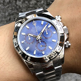 【日本人店舗】【ブルー】ROLEX  デイトナ M116509-0071  コピー時計